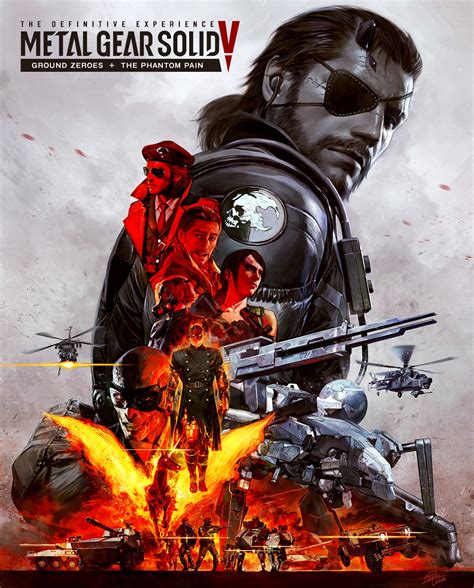 metal gear solid v box art|metal gear official art.